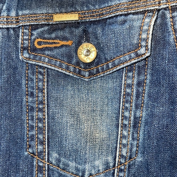 Diésel blue denim Jean jacket size S NWOT - Picture 8 of 9